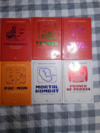 Lote 6 Libros Videojuegos Legendarios RBA