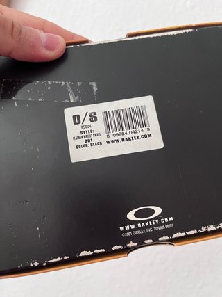 Billetera Oakley Vintage 2001 + Caja Original