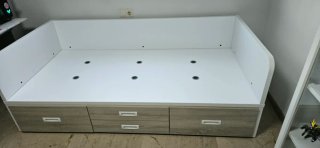 Cama nido 90x200 con 4 cajones