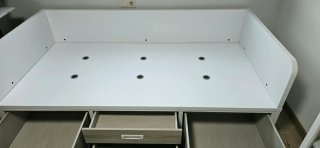 Cama nido 90x200 con 4 cajones