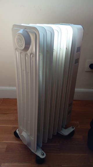 Radiador de aceite eléctrico blanco