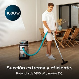 Cecotec Aspirador Sólidos y Líquidos Metal