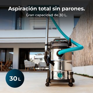 Cecotec Aspirador Sólidos y Líquidos Metal
