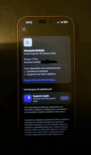 iPhone 17 Pro 256GB Arancione