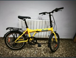 Bicicleta Plegable Riccola Amarilla