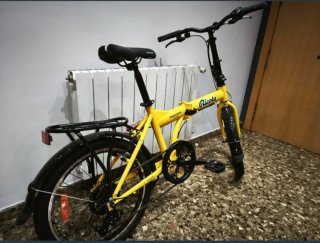 Bicicleta Plegable Riccola Amarilla