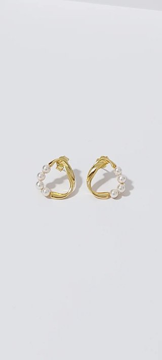 Pendientes Pandora Oro y Perlas