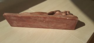 Escultura desnudo femenino terracota