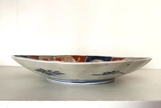 Plato antiguo de porcelana japonesa Imari