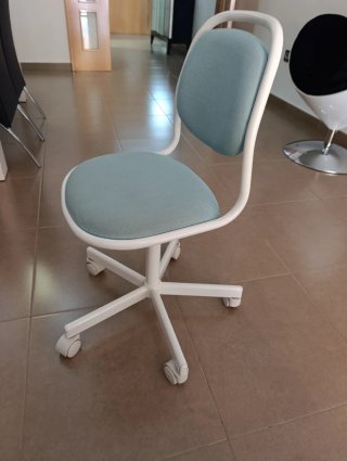 Silla de escritorio infantil azul