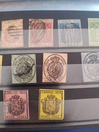 Sellos España 1854