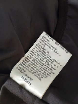 Chaqueta Moto Cuero AlpineStars marrón. Talla L