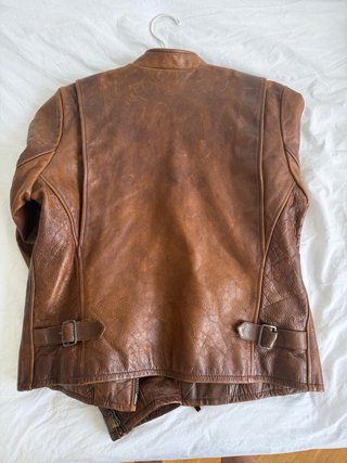 Chaqueta 100% Piel Ralph Lauren Mujer Marrón