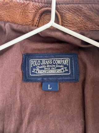 Chaqueta 100% Piel Ralph Lauren Mujer Marrón