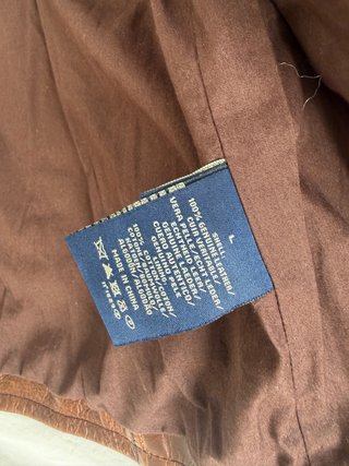 Chaqueta 100% Piel Ralph Lauren Mujer Marrón