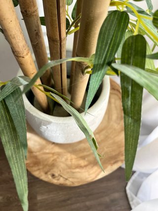 Planta Bambú Artificial con Maceta