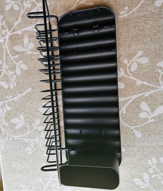 Escurridor platos y cubiertos negro