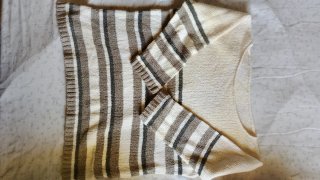 Jersey lana talla XL beige/marrón