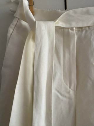 Pantalón blanco elegante Massimo Dutti  38 mujer