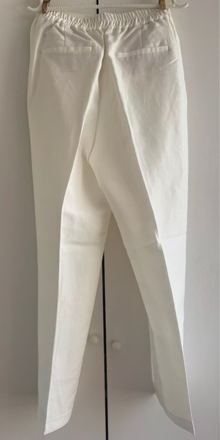 Pantalón blanco elegante Massimo Dutti  38 mujer
