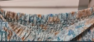 Falda larga XL Azul