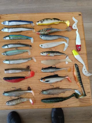 50 señuelos de pesca para lucio