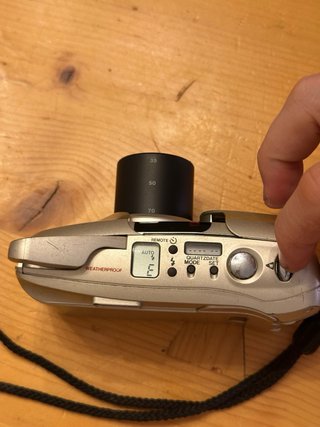 Olympus Mju Zoom 70 analógica 35mm piezas/reparar