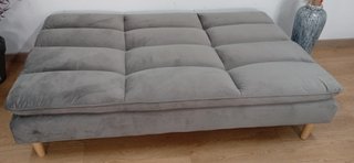 Sofá Cama ·Confort, Gris Oscuro·. Cómodo. ¡Oferta!