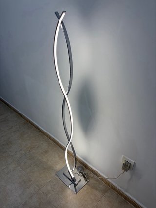 Conjunto de 2 lámparas modernas (1 techo - 1 pie)