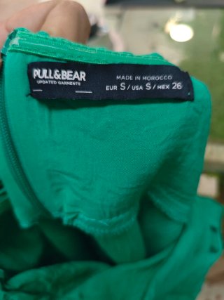 Vestido verde Pull&Bear