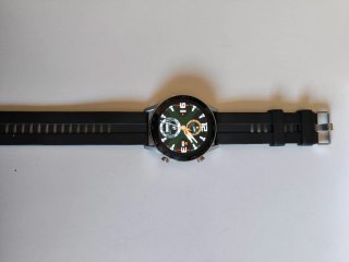 Smartwatch Negro y Marrón con Cargador