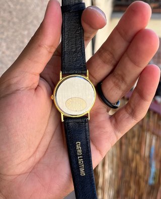 Seiko Quartz Dorado Negro Vintage 6Y39-7010