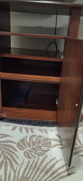 Mueble TV madera marrón