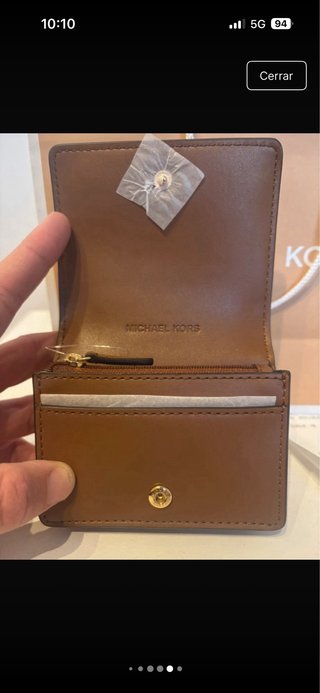 Cartera Michael Kors Beige y Marrón