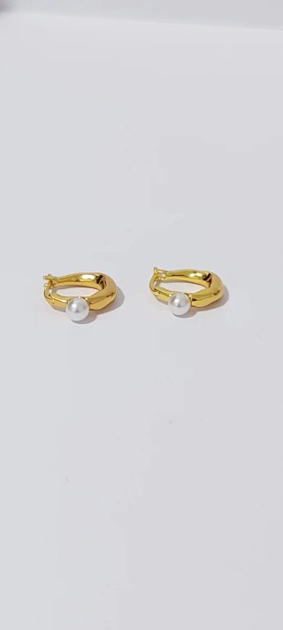 Pendientes Pandora Oro y Perla