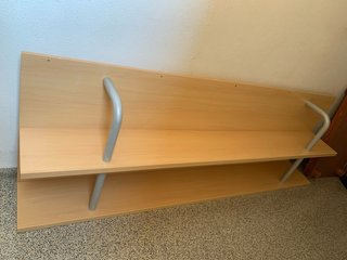 Estantería madera y metal