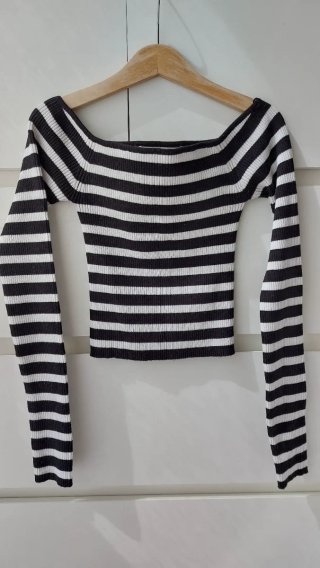 Pull&Bear Top Rayas XS