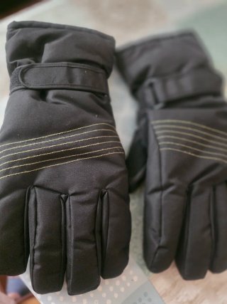 Guantes de esquí Crivit negros