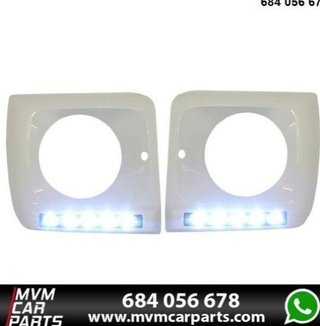 Kit faros delanteros con Luz diurna Cromada para M