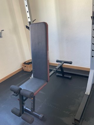 Banco Abdominales y Pesas Reclinable