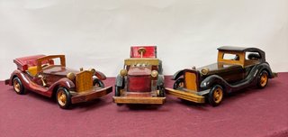 Maquetas Coches Clásicos Madera