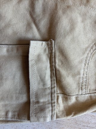 Falda cargo beige