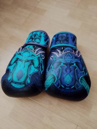 Guantes de Boxeo 16oz Diseño Buda