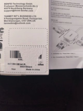 Benfei Hub 4 en 1 USB/USB-C/HDMI