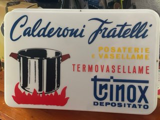 Insegna Luminosa Vintage Calderoni Fratelli
