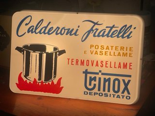 Insegna Luminosa Vintage Calderoni Fratelli