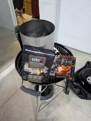Barbacoa Weber 47cm Negra con Encendedor