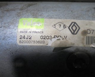 Motor arranque renault 4728102 8200075362b megane
