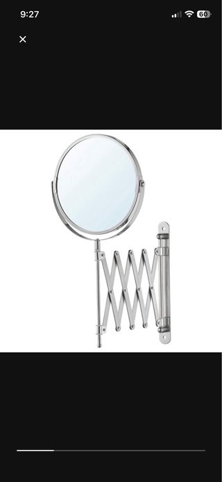 Espejo Extensible Baño Ikea Frack Metal