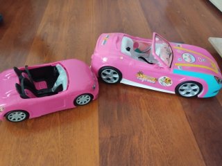 Casa, caravana y coches Barbie